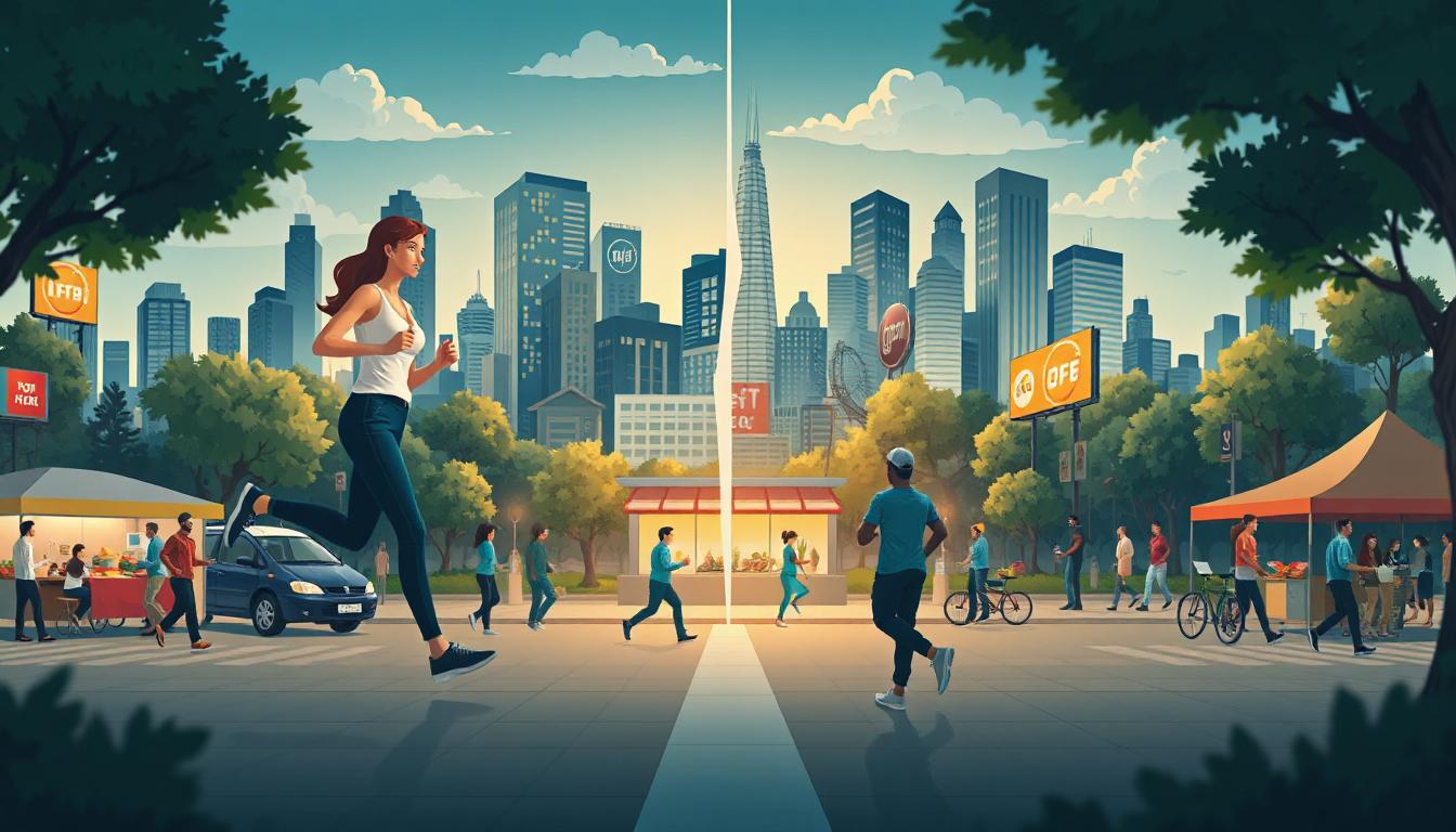Obesities in urban areas